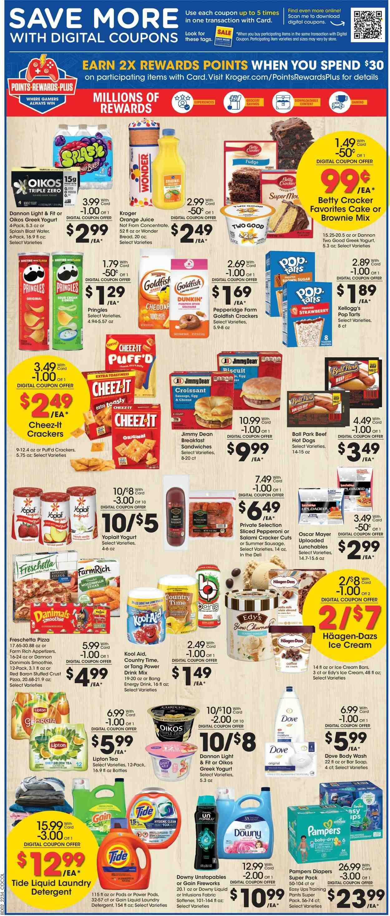 Kroger (GA, IL, LA, MI, OK, SC, TN, TX, VA) Weekly Ad Flyer Specials September 21 to September 27, 2022