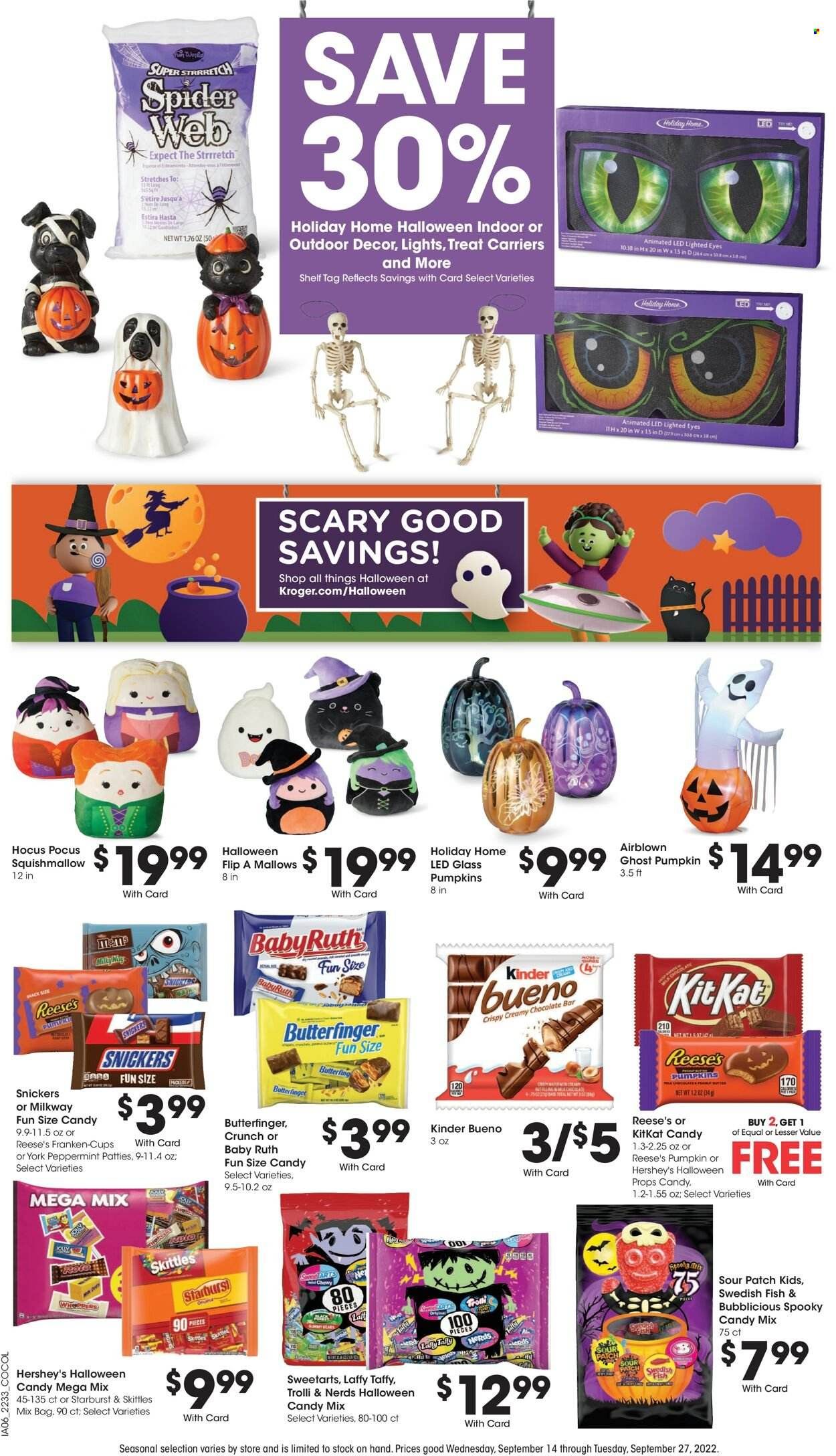Kroger (GA, IL, LA, MI, OK, SC, TN, TX, VA) Weekly Ad Flyer Specials September 21 to September 27, 2022
