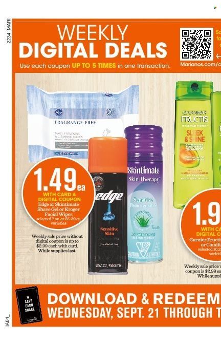 Mariano’s (IL) Weekly Ad Flyer Specials September 21 to September 27, 2022