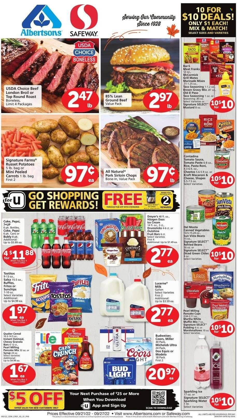 Safeway (AZ, CO, ID, MT, NE, NM) Weekly Ad Flyer Specials September 21 to September 27, 2022