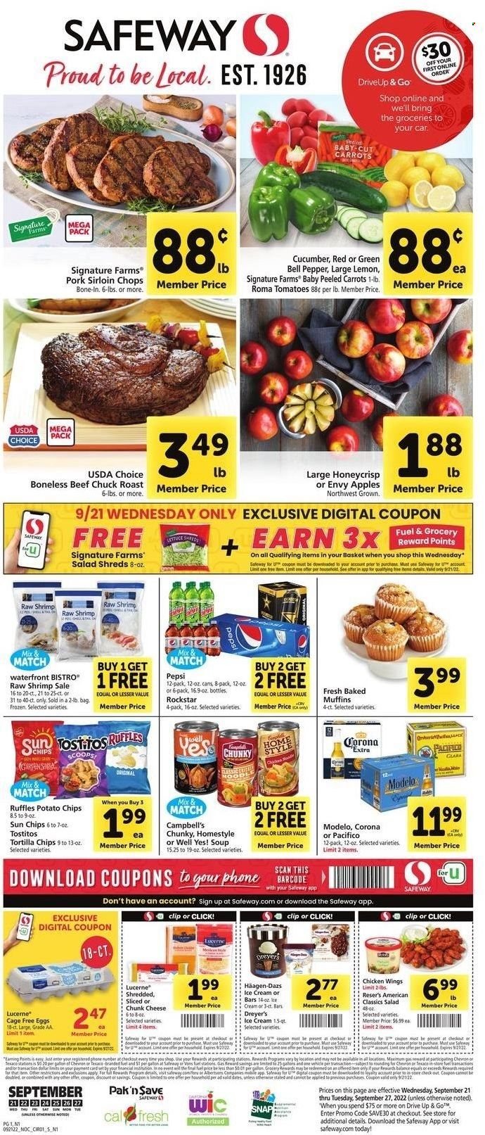 Safeway (CA, HI, OR, WA) Weekly Ad Flyer Specials September 21 to September 27, 2022