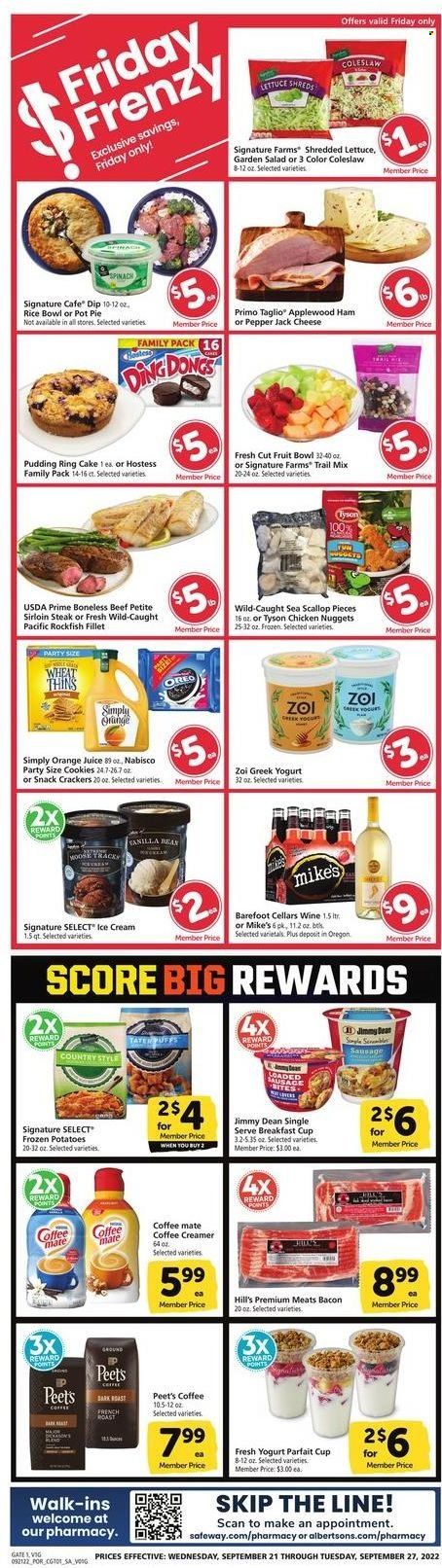 Safeway (OR) Weekly Ad Flyer Specials September 21 to September 27, 2022