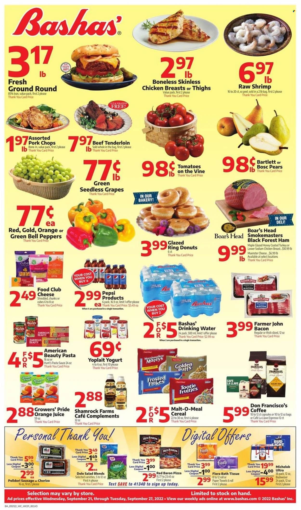 Bashas' (AZ) Weekly Ad Flyer Specials September 21 to September 27, 2022