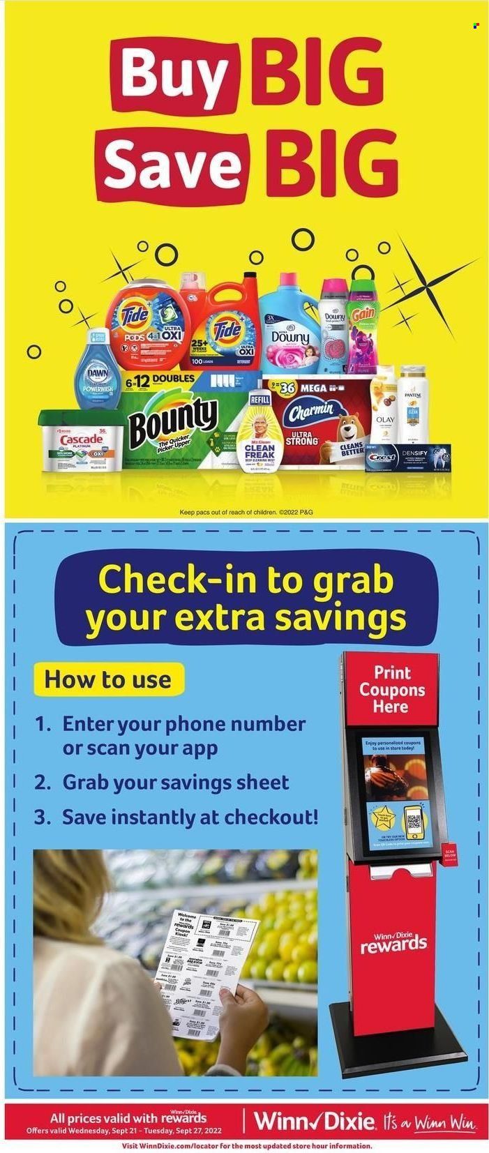 Winn Dixie (AL, FL, GA, LA) Weekly Ad Flyer Specials September 21 to September 27, 2022