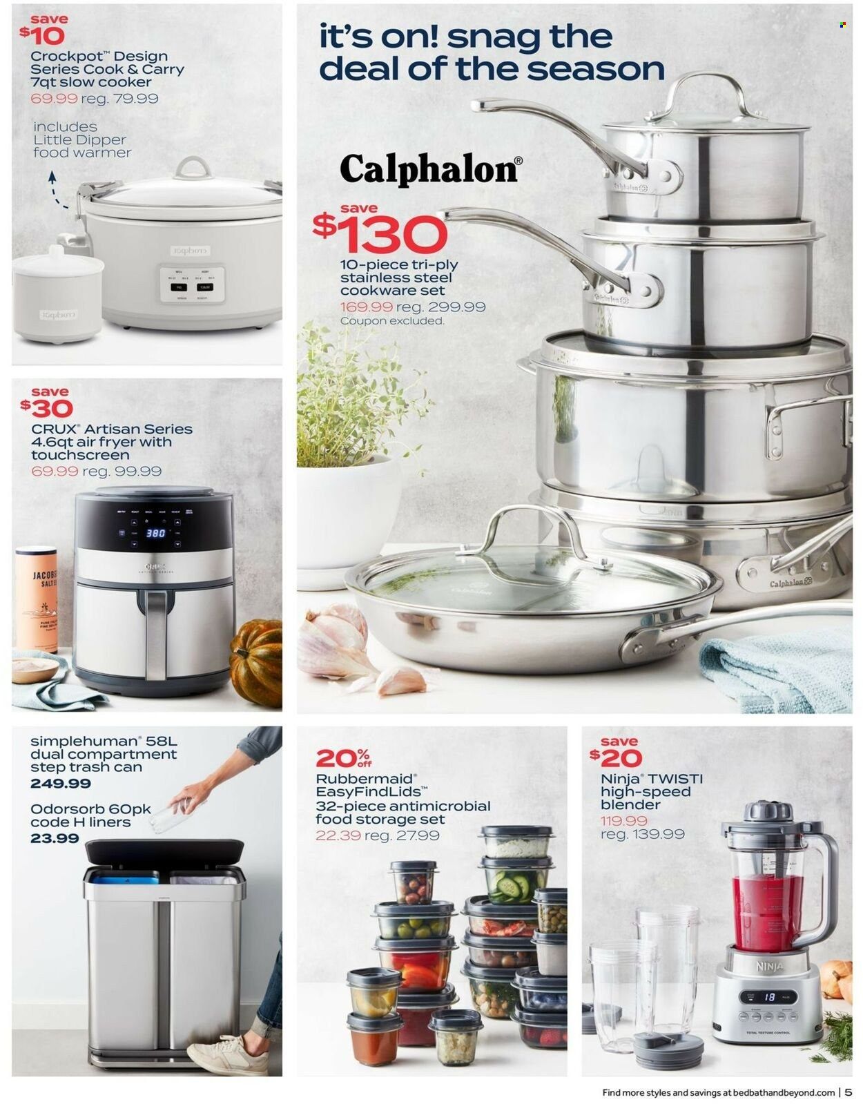 Bed Bath & Beyond Weekly Ad Flyer Specials September 19 to October 2, 2022
