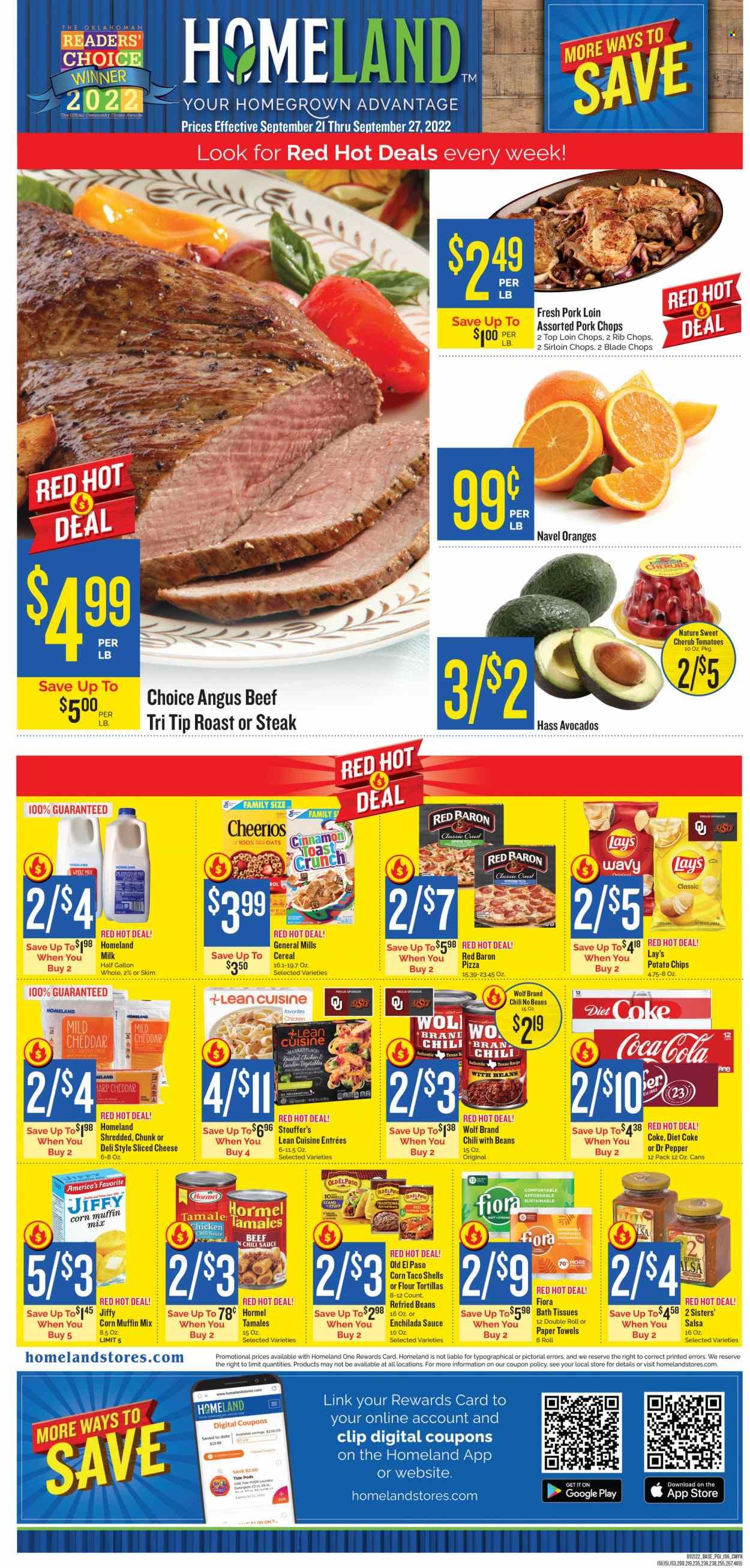 Homeland (OK, TX) Weekly Ad Flyer Specials September 21 to September 27, 2022