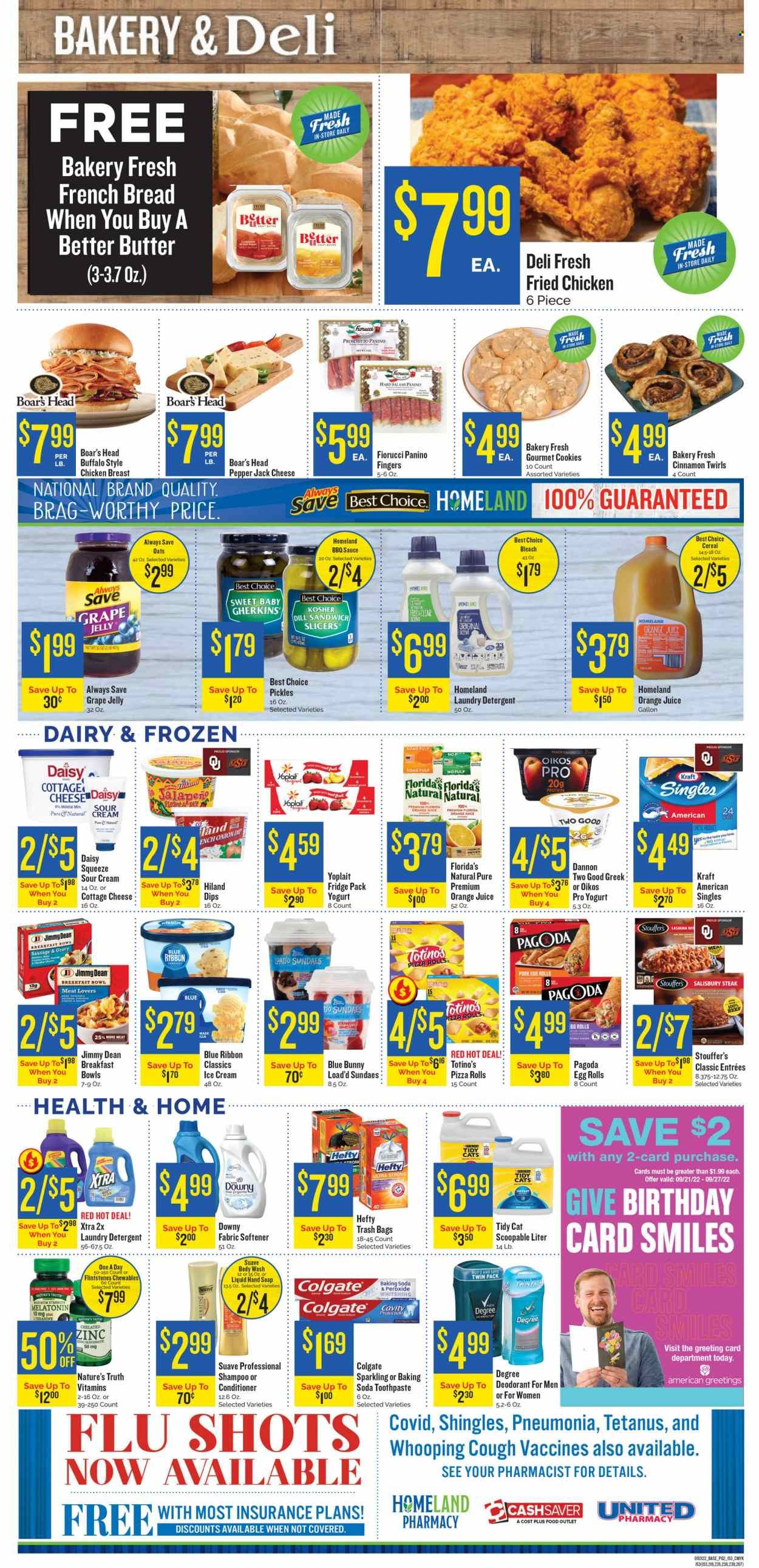 Homeland (OK, TX) Weekly Ad Flyer Specials September 21 to September 27, 2022