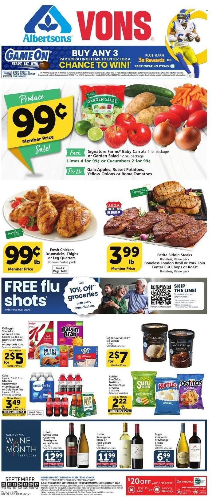 Vons (CA) Weekly Ad Flyer Specials September 21 to September 27, 2022