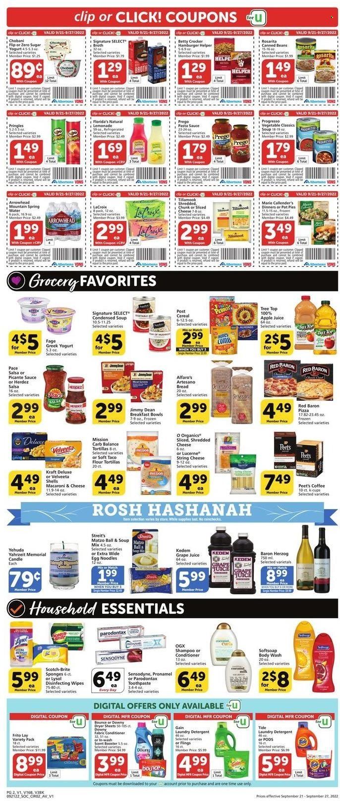Vons (CA) Weekly Ad Flyer Specials September 21 to September 27, 2022