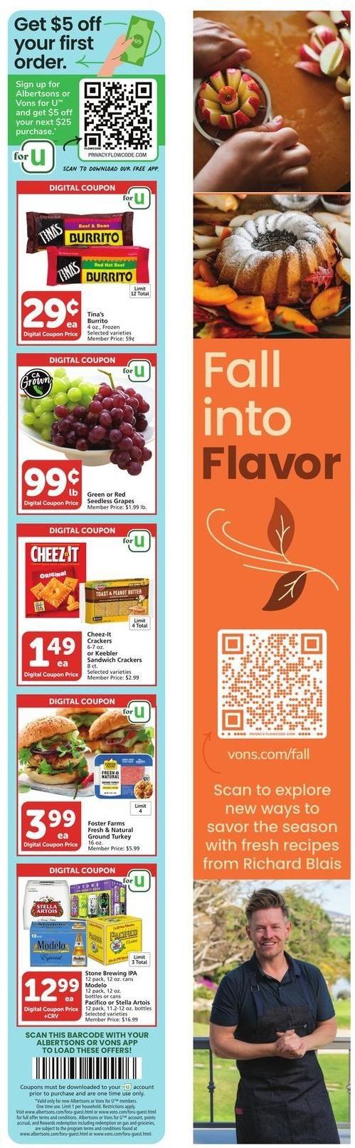 Vons (CA) Weekly Ad Flyer Specials September 21 to September 27, 2022
