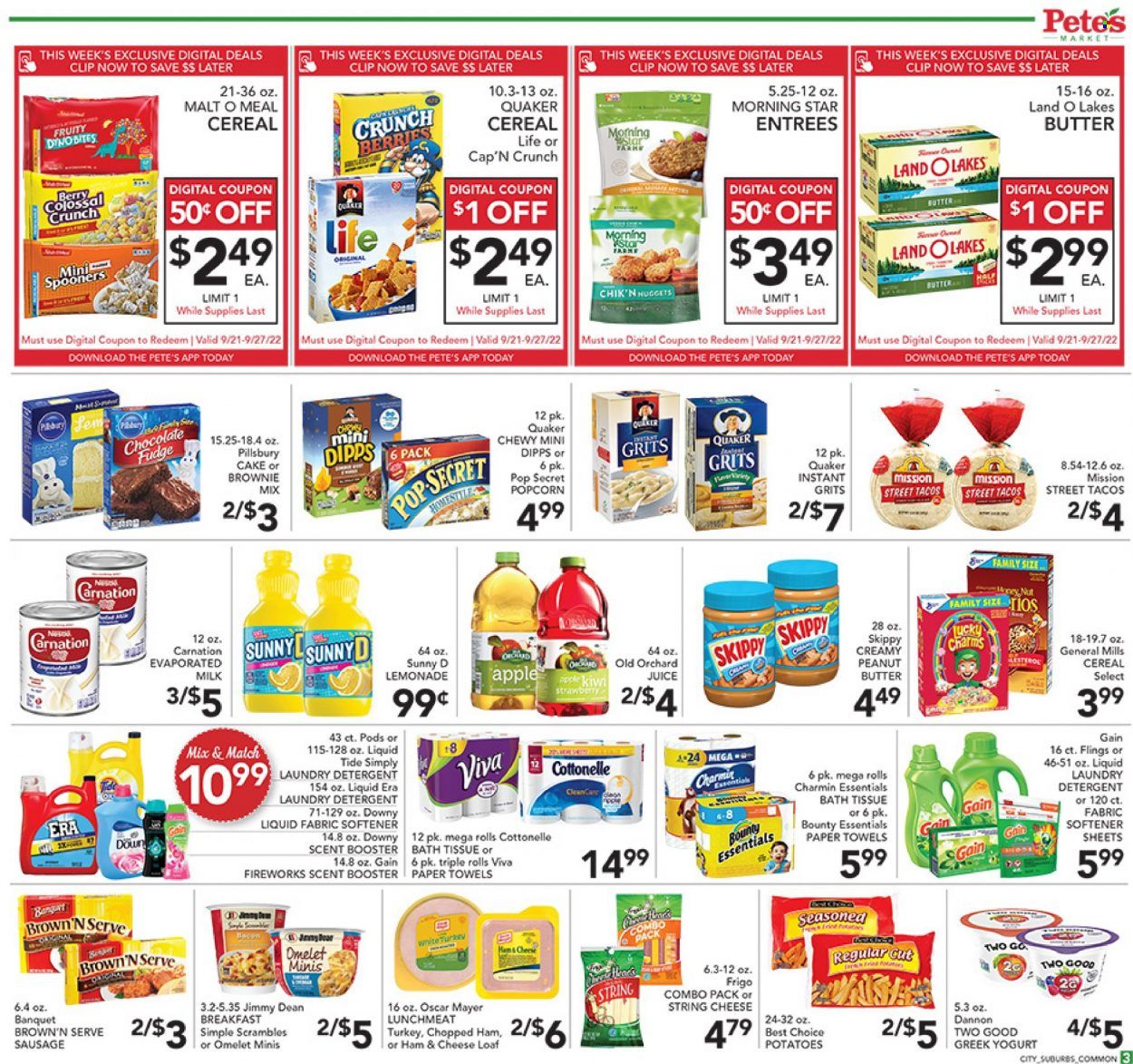 Pete's Fresh Market (IL) Weekly Ad Flyer Specials September 21 to September 27, 2022
