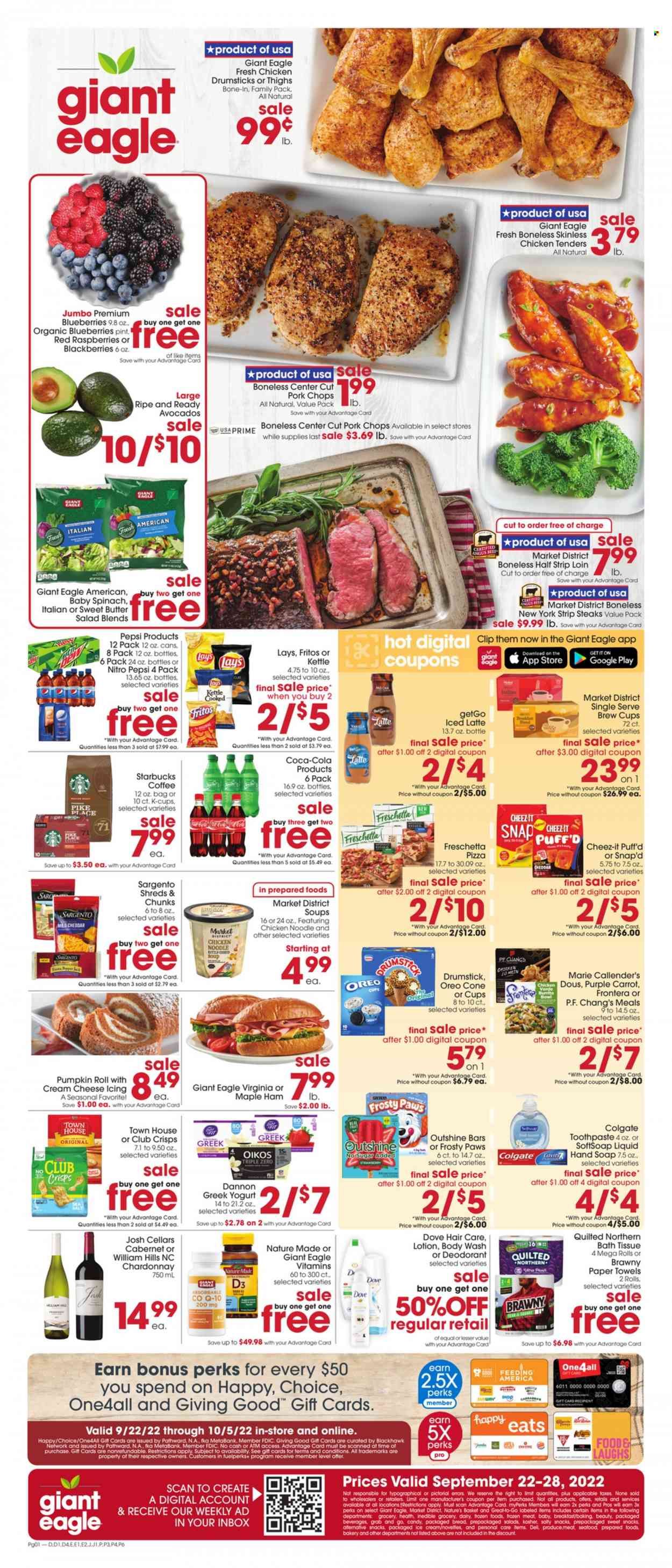 Giant Eagle (OH, PA) Weekly Ad Flyer Specials September 22 to September 28, 2022