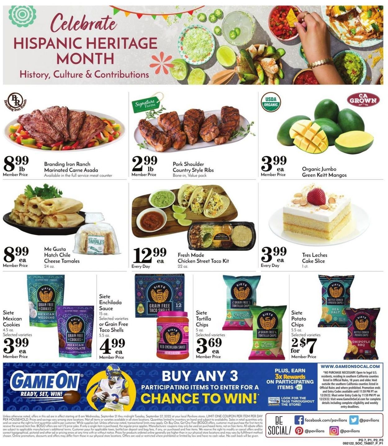 Pavilions (CA) Weekly Ad Flyer Specials September 21 to September 27, 2022