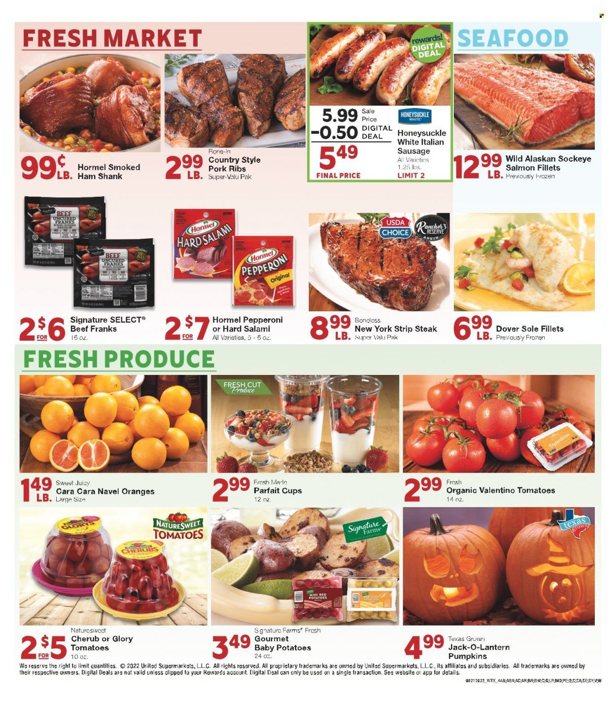 United Supermarkets (TX) Weekly Ad Flyer Specials September 21 to September 27, 2022