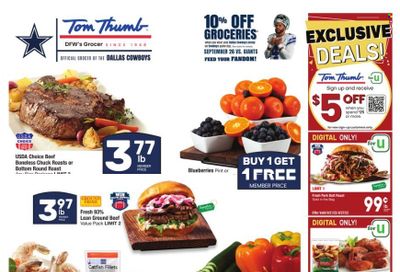 Tom Thumb (TX) Weekly Ad Flyer Specials September 21 to September 27, 2022