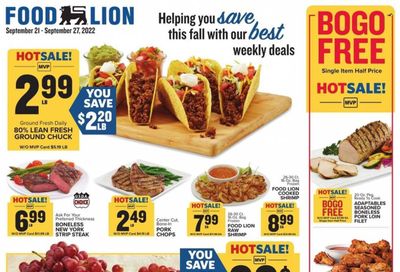 Food Lion (VA) Weekly Ad Flyer Specials September 21 to September 27, 2022