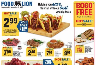 Food Lion (NC) Weekly Ad Flyer Specials September 21 to September 27, 2022