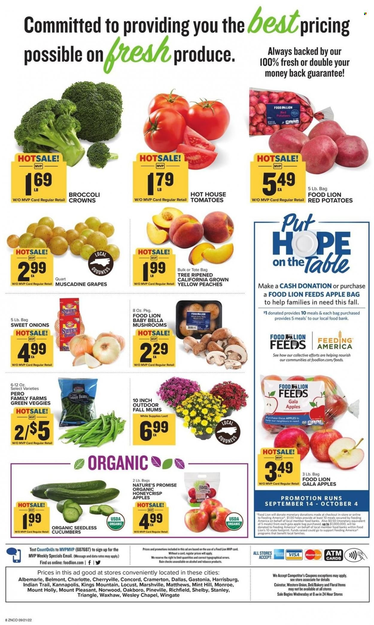 Food Lion (NC) Weekly Ad Flyer Specials September 21 to September 27, 2022