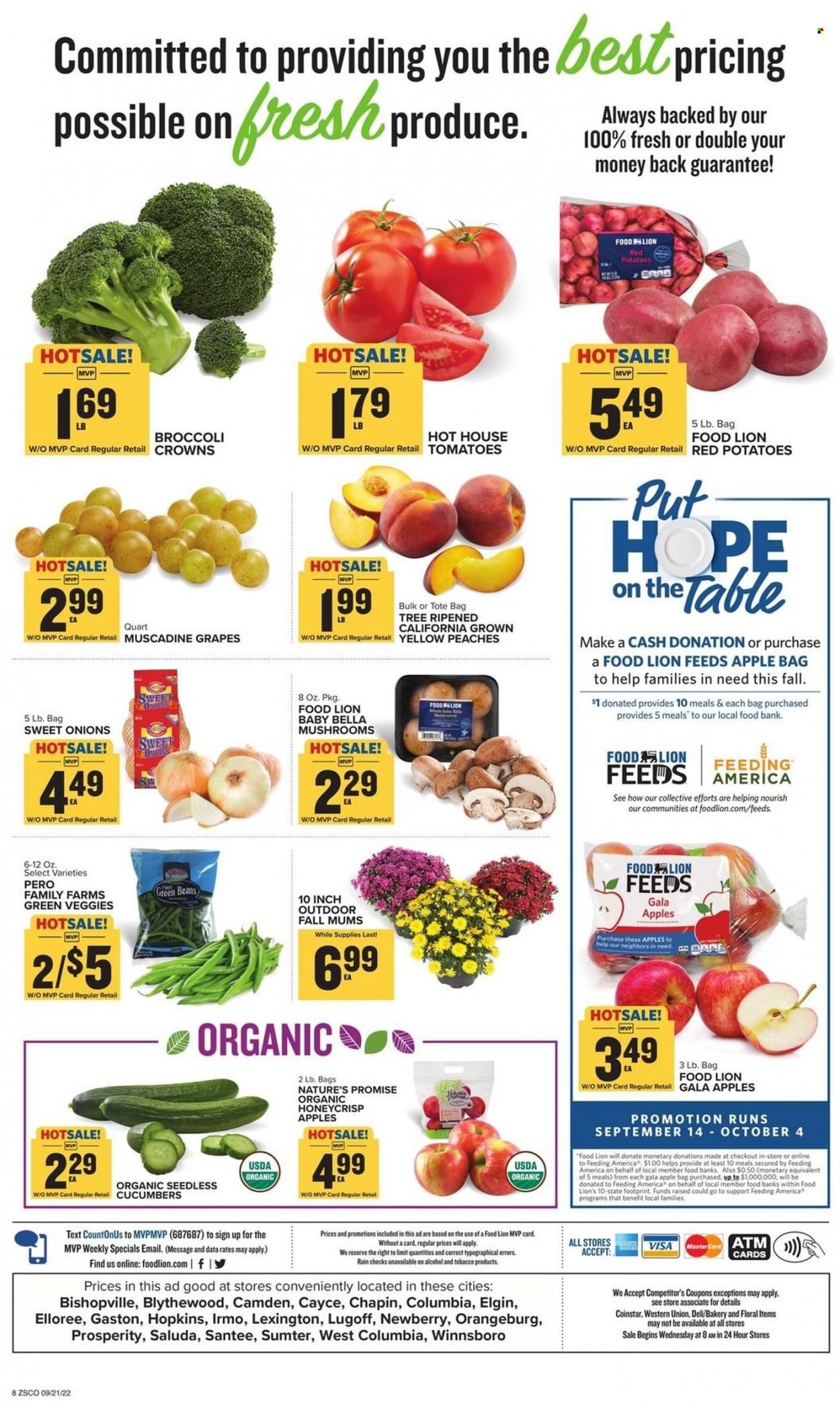 Food Lion (SC) Weekly Ad Flyer Specials September 21 to September 27, 2022