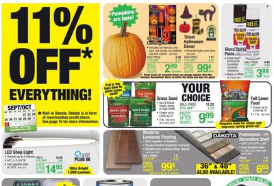 Menards Weekly Ad Flyer Specials September 22 to October 2, 2022