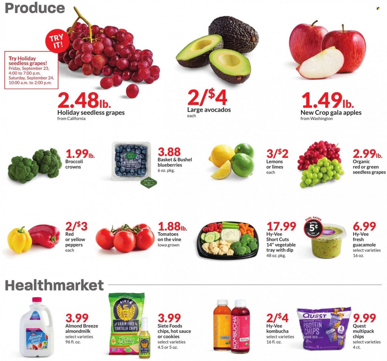 Hy-Vee (IA, IL, MN, MO, SD) Weekly Ad Flyer Specials September 21 to September 27, 2022