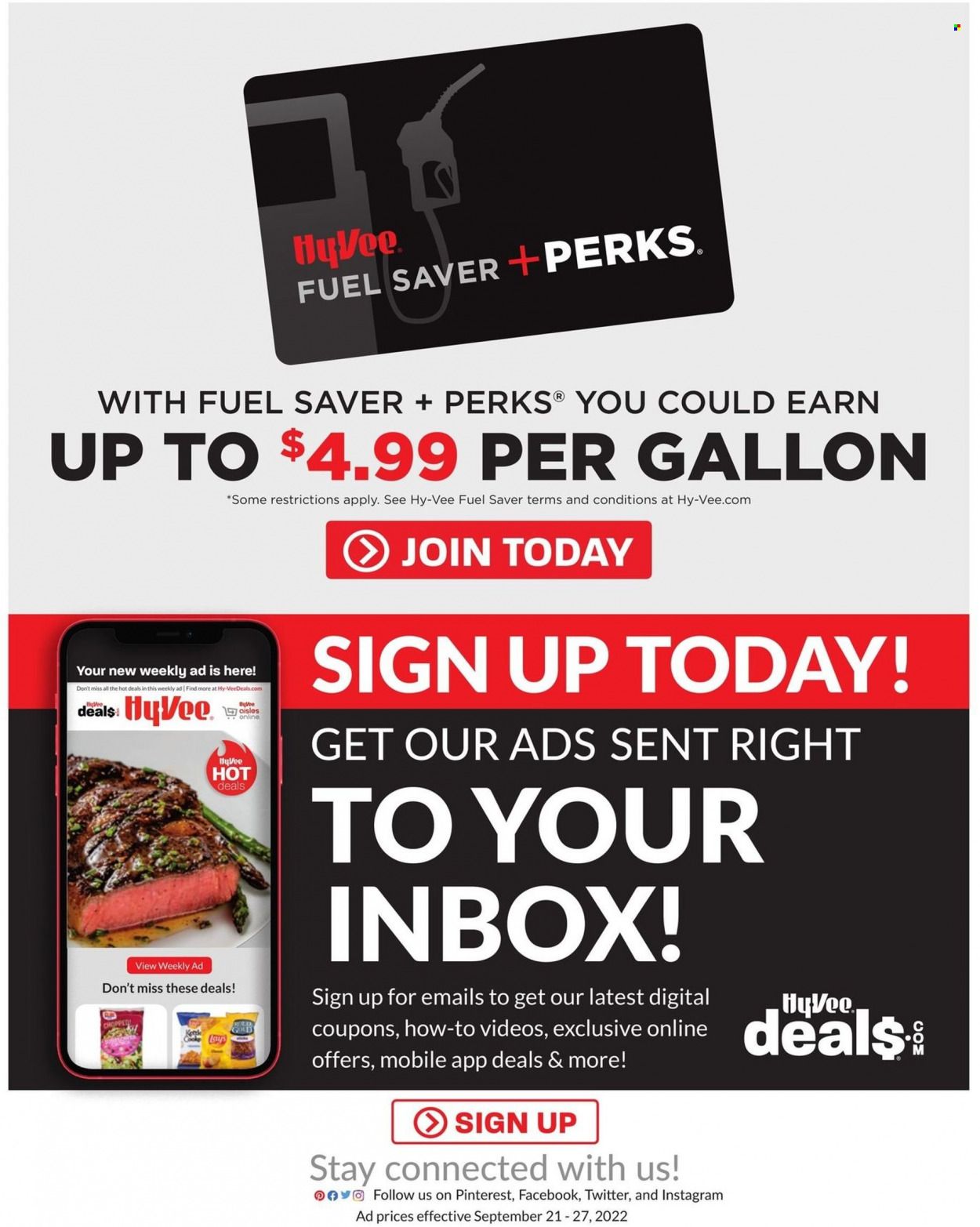 Hy-Vee (IA, IL, KS, MO) Weekly Ad Flyer Specials September 21 to September 27, 2022