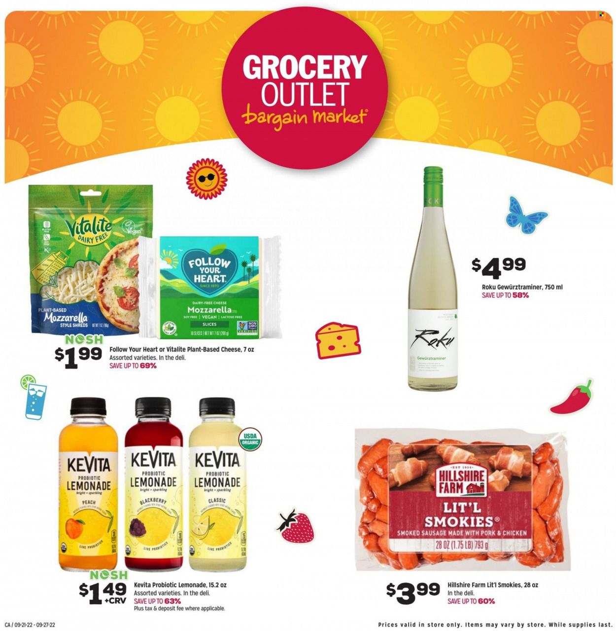 Grocery Outlet (CA, ID, OR, PA, WA) Weekly Ad Flyer Specials September 21 to September 27, 2022