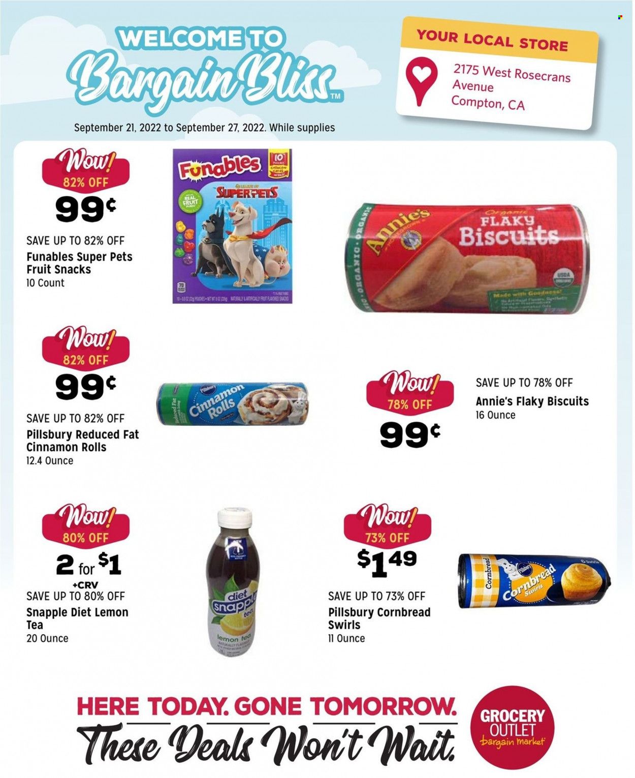 Grocery Outlet (CA, ID, OR, PA, WA) Weekly Ad Flyer Specials September 21 to September 27, 2022