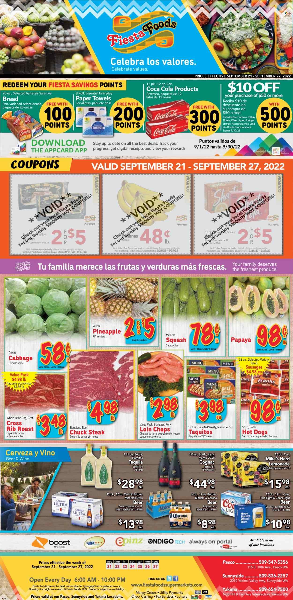 Fiesta Foods SuperMarkets (WA) Weekly Ad Flyer Specials September 21 to September 27, 2022