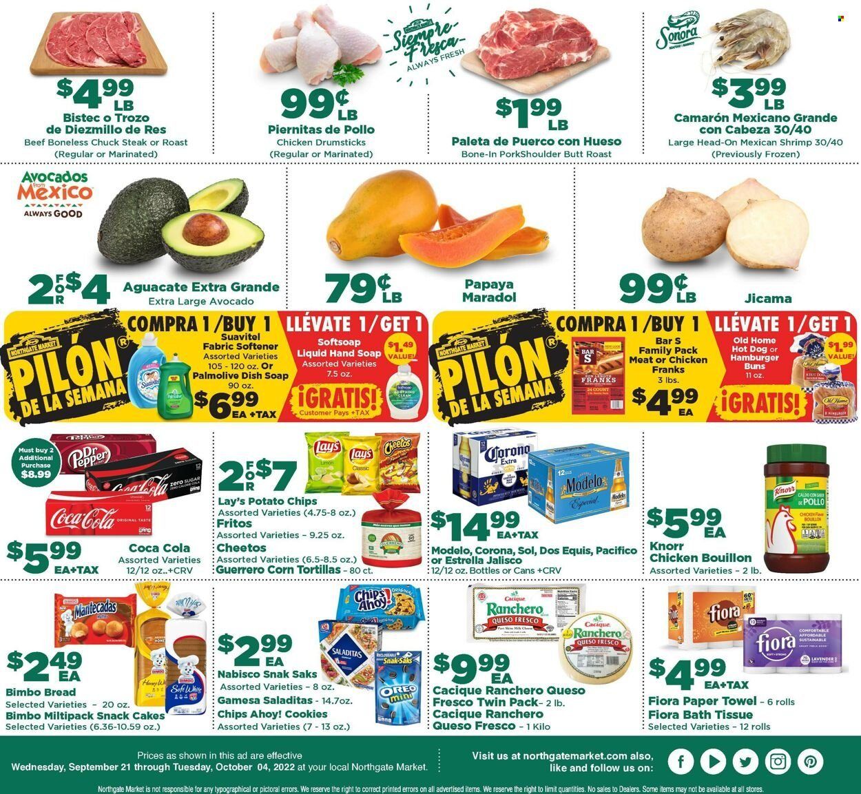 Northgate Market (CA) Weekly Ad Flyer Specials September 21 to October 4, 2022