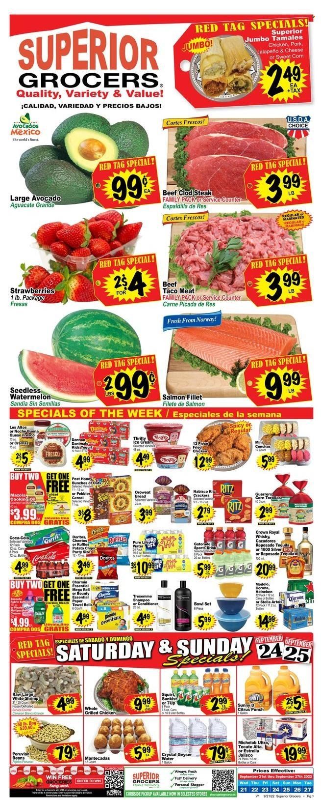 Superior Grocers (CA) Weekly Ad Flyer Specials September 21 to September 27, 2022