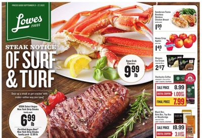 Lowes Foods (NC, SC) Weekly Ad Flyer Specials September 21 to September 27, 2022