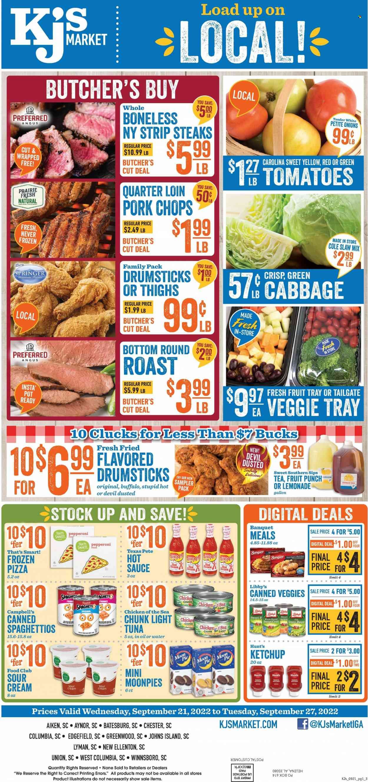 KJ´s Market (GA, SC) Weekly Ad Flyer Specials September 21 to September 27, 2022