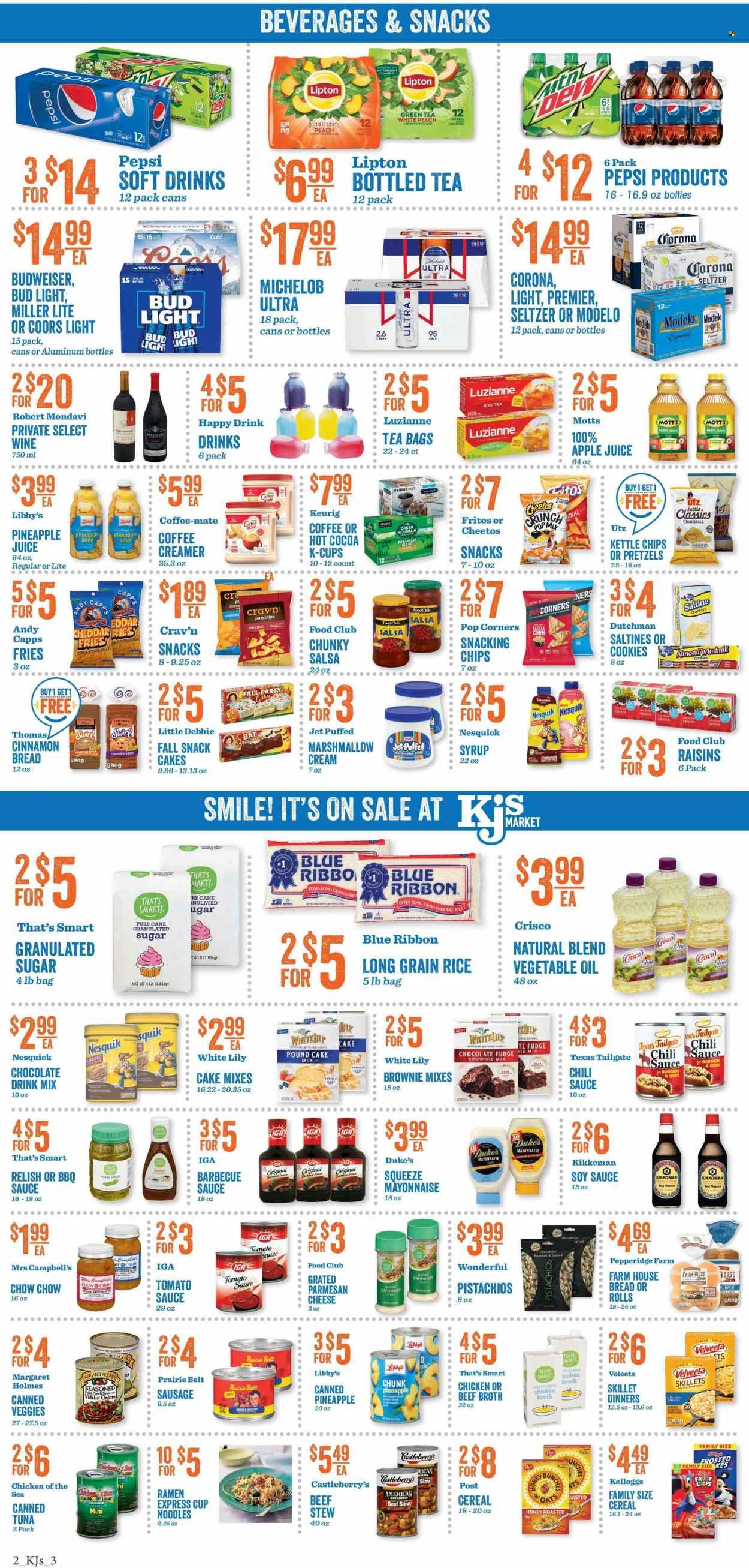 KJ´s Market (GA, SC) Weekly Ad Flyer Specials September 21 to September 27, 2022