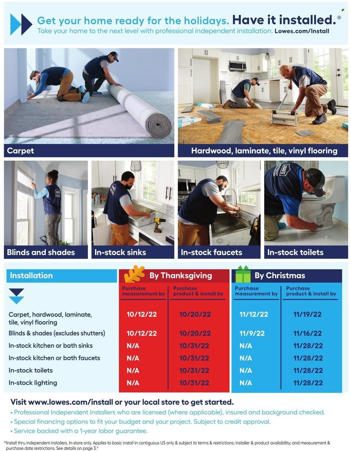 Lowe's Weekly Ad Flyer Specials September 22 to September 28, 2022
