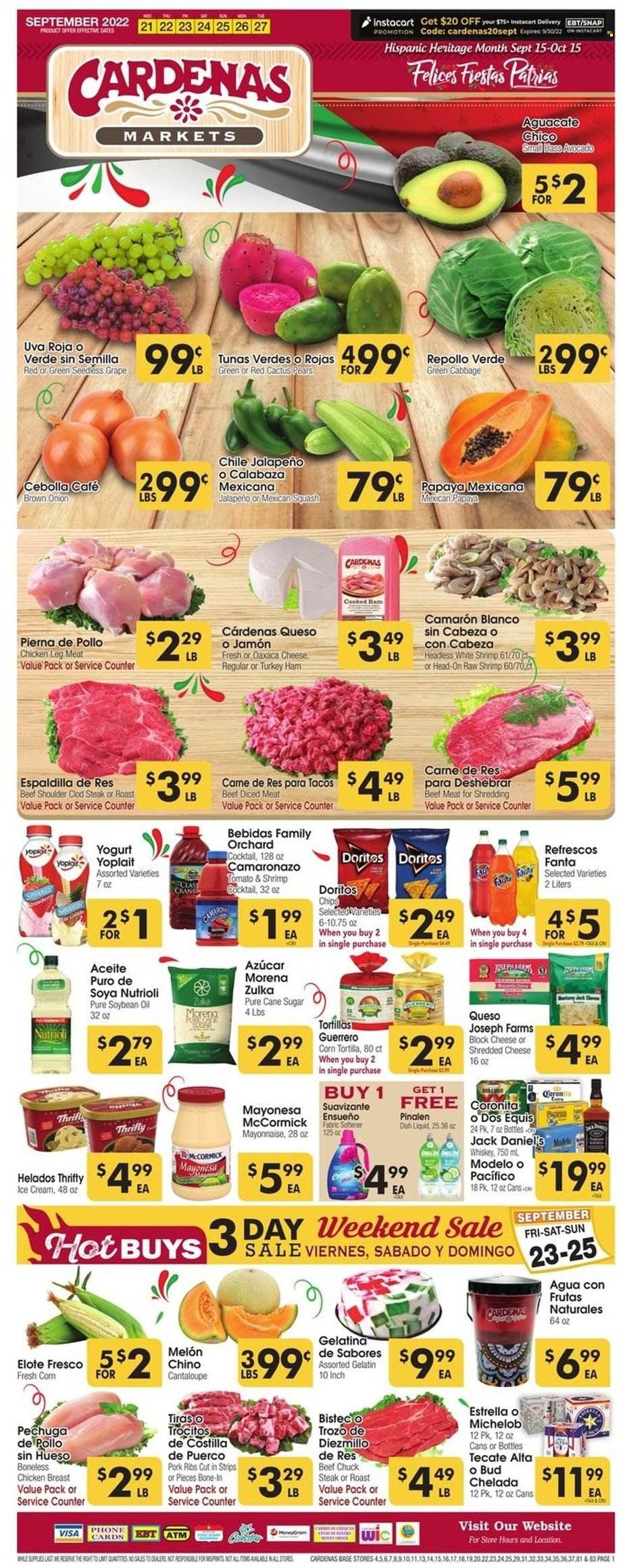 Cardenas (CA, NV) Weekly Ad Flyer Specials September 21 to September 27, 2022