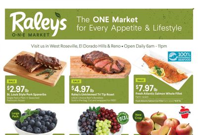 Raley's (CA, NV) Weekly Ad Flyer Specials September 21 to September 27, 2022