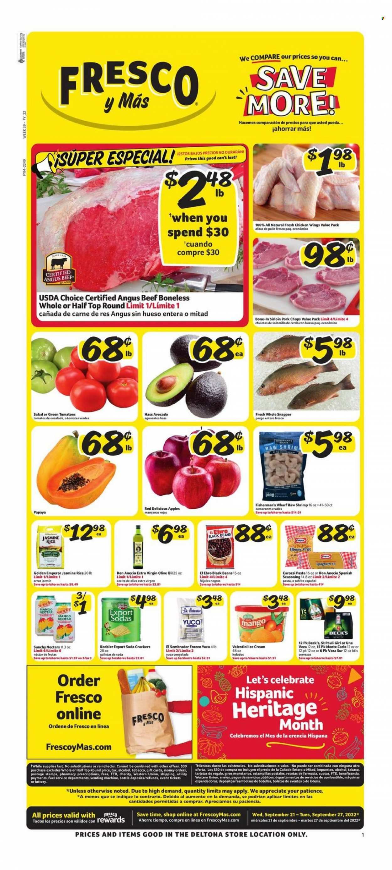 Fresco y Más (FL) Weekly Ad Flyer Specials September 21 to September 27, 2022