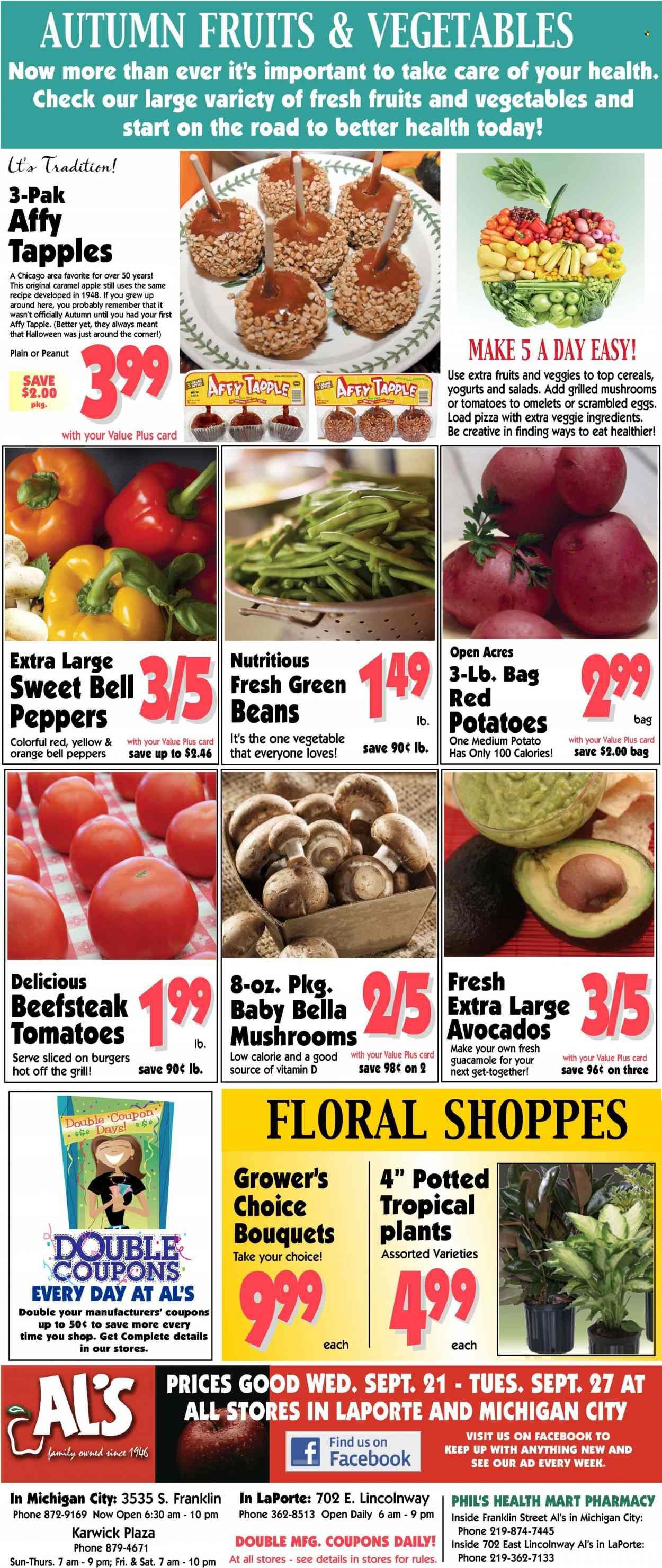 Al's Supermarket (IN) Weekly Ad Flyer Specials September 21 to September 27, 2022