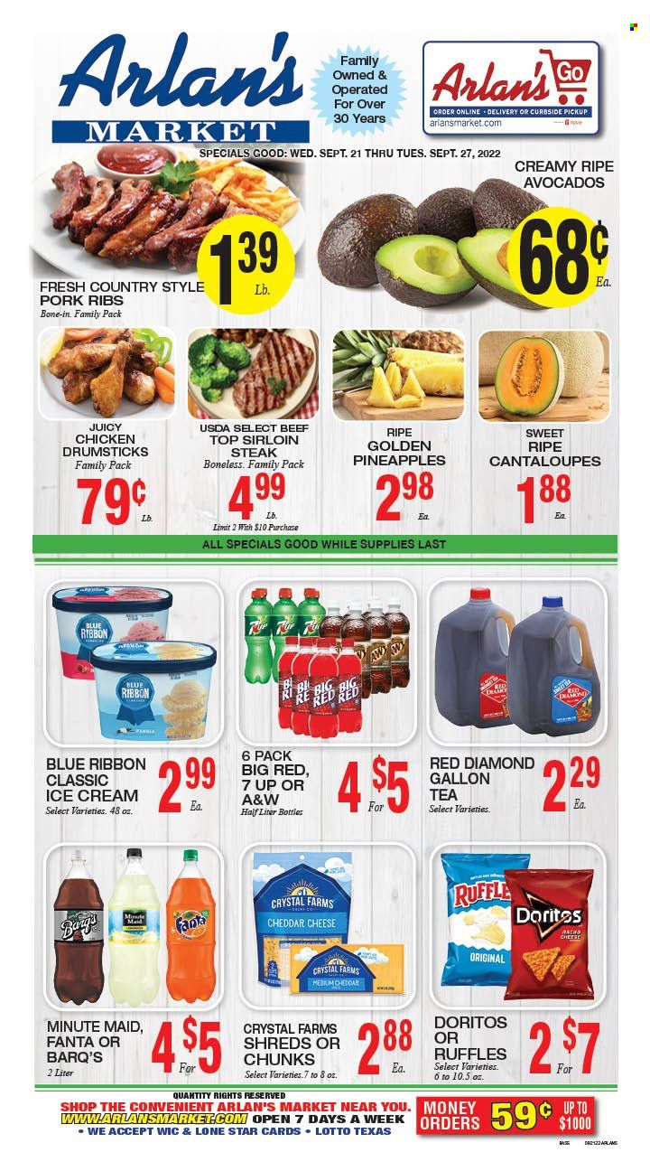 Arlan's Market (TX) Weekly Ad Flyer Specials September 21 to September 27, 2022