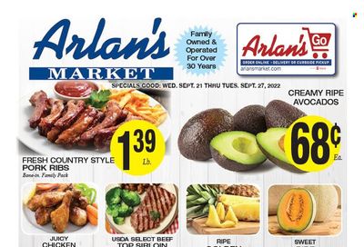 Arlan's Market (TX) Weekly Ad Flyer Specials September 21 to September 27, 2022