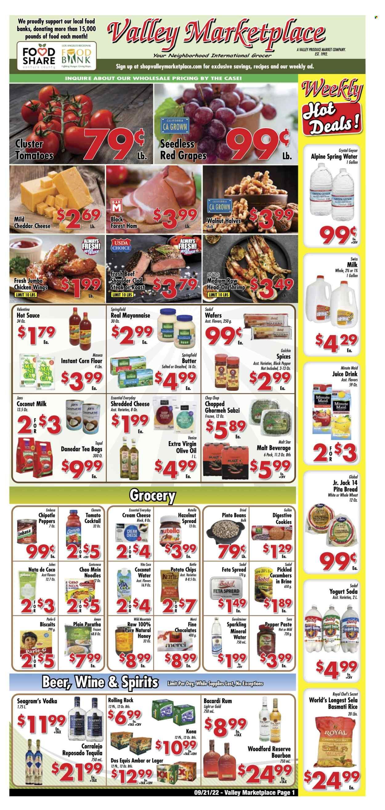 Valley Marketplace (CA) Weekly Ad Flyer Specials September 21 to September 27, 2022