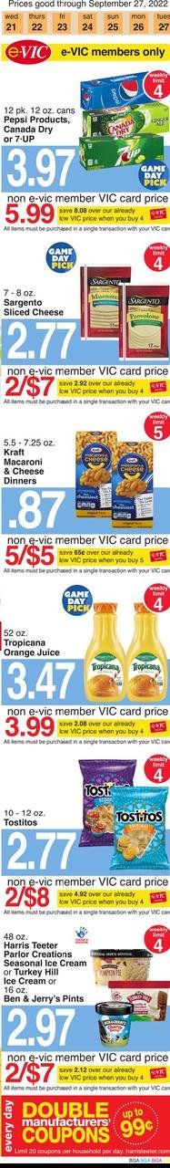 Harris Teeter Weekly Ad Flyer Specials September 21 to September 27, 2022