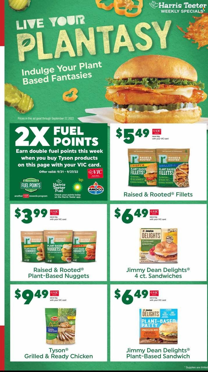 Harris Teeter Weekly Ad Flyer Specials September 21 to September 27, 2022