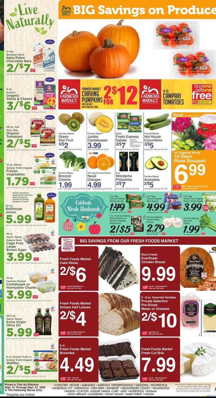 Harris Teeter Weekly Ad Flyer Specials September 21 to September 27, 2022
