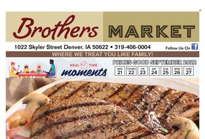 Brothers Market (IA, KS, MO) Weekly Ad Flyer Specials September 21 to September 27, 2022