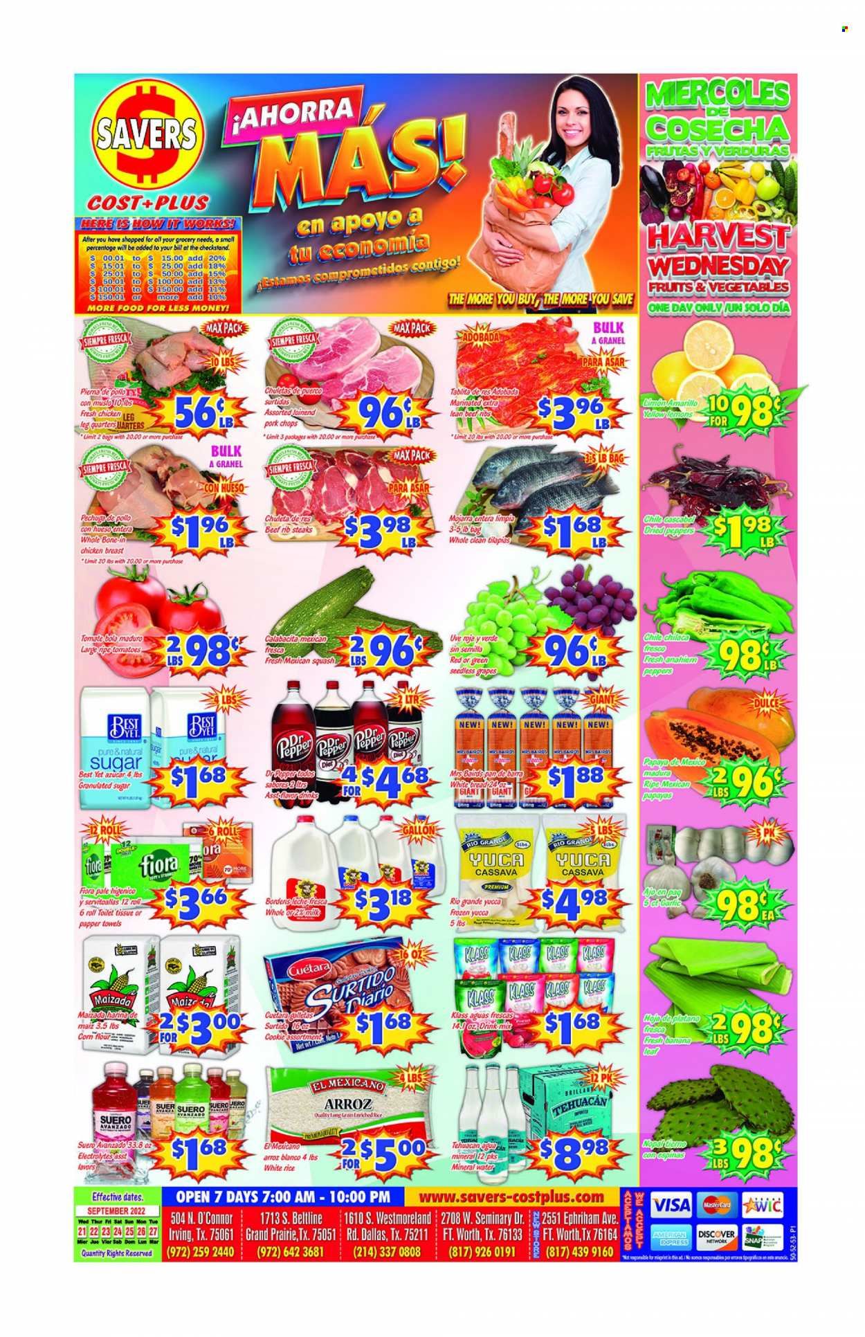 Savers Cost Plus (TX) Weekly Ad Flyer Specials September 21 to September 27, 2022