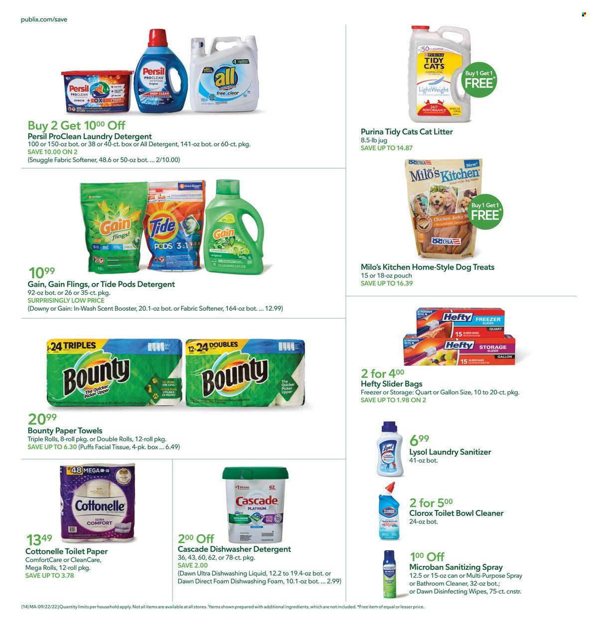 Publix (AL, FL, GA, NC, SC, TN) Weekly Ad Flyer Specials September 22 to September 28, 2022