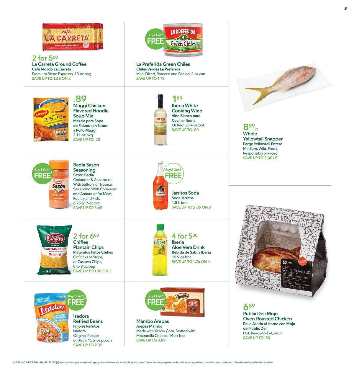 Publix (AL, FL, GA, NC, SC, TN) Weekly Ad Flyer Specials September 22 to September 28, 2022