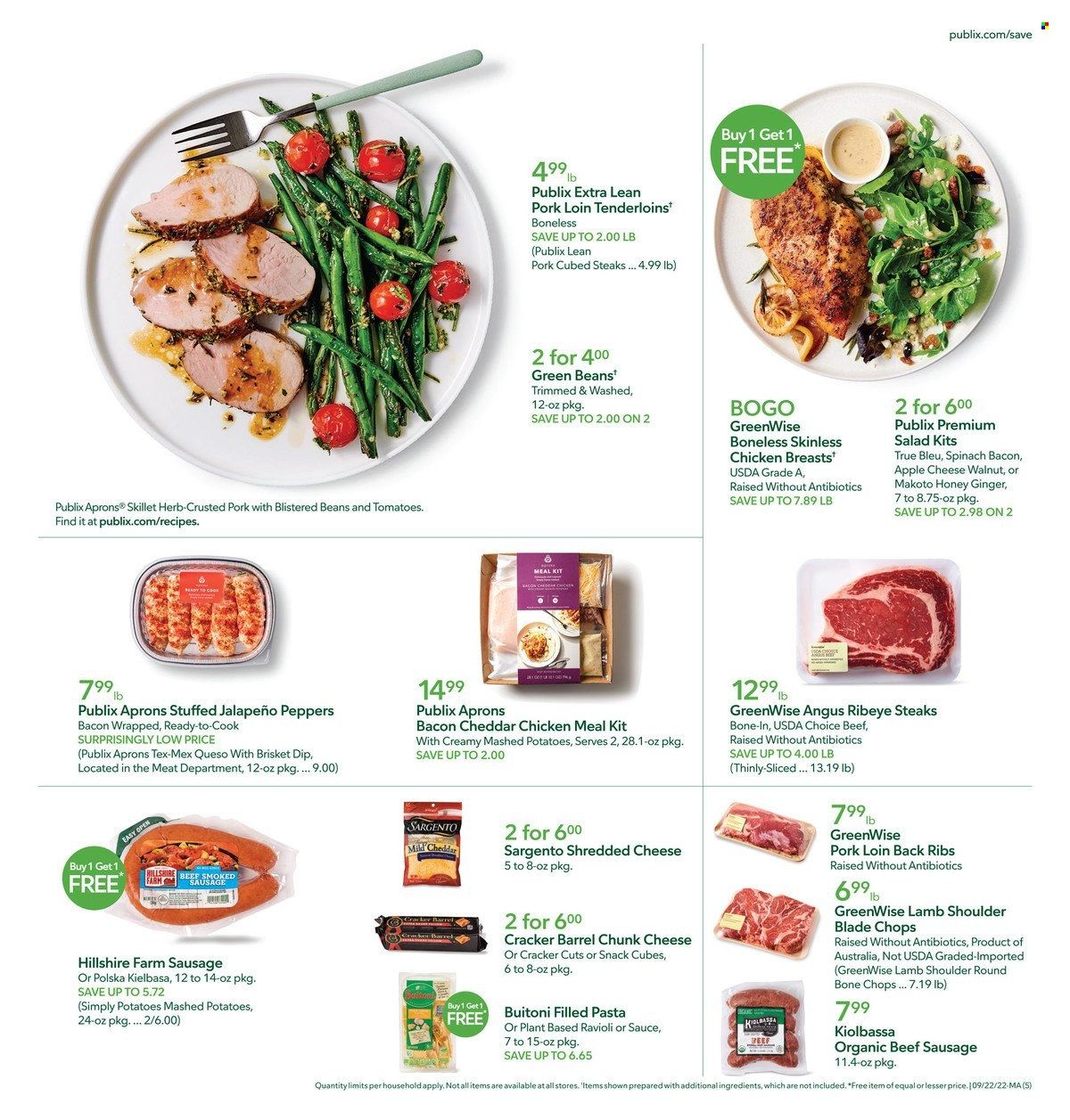 Publix (AL, FL, GA, NC, SC, TN) Weekly Ad Flyer Specials September 22 to September 28, 2022